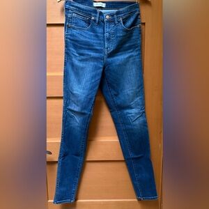 Madewell Indigo High-Rise Jeans 28 TALL